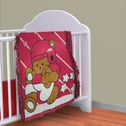 Arkansas Northwest Baby Halfback Bear Jacquard Throw Blanket